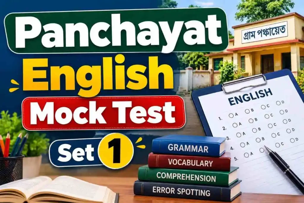 Panchayat English Mock test Set 1.