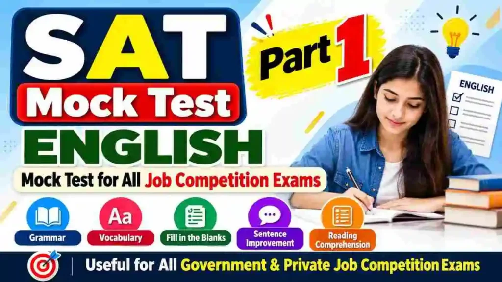 SAT English Mock Test Part 1-